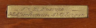 Fine Betjemann Writing Slope With Neo Gothic mounts inlaid with pietra dura Circa 1880 wbbetja06.jpg (137073 bytes)