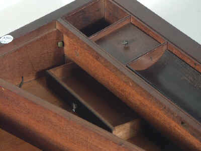 A  Particularly High Quality Regency Brass Edged mahogany Writing box Circa 1810