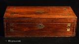 Antique Regency Writing Box/ Lap Desk in figured Rosewood circa 1815