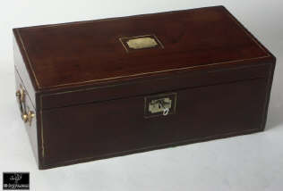 AntiqueEarly 19th Century writing box by Edwards of King Street Holborn  Circa 1810 Enlarge Picture