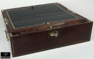 AntiqueEarly 19th Century writing box by Edwards of King Street Holborn  Circa 1810 Enlarge Picture